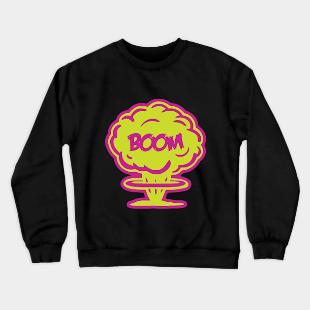 Nuclear Bomb Crewneck Sweatshirt by JHughesArt